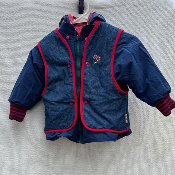 Reversible Rainbow Tag Gymboree Jacket